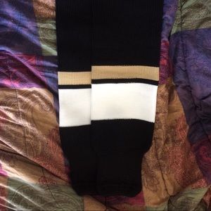 PearSox intermediate size black/gold hockey socks